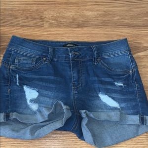 (3for $10)Light blue ripped shorts
